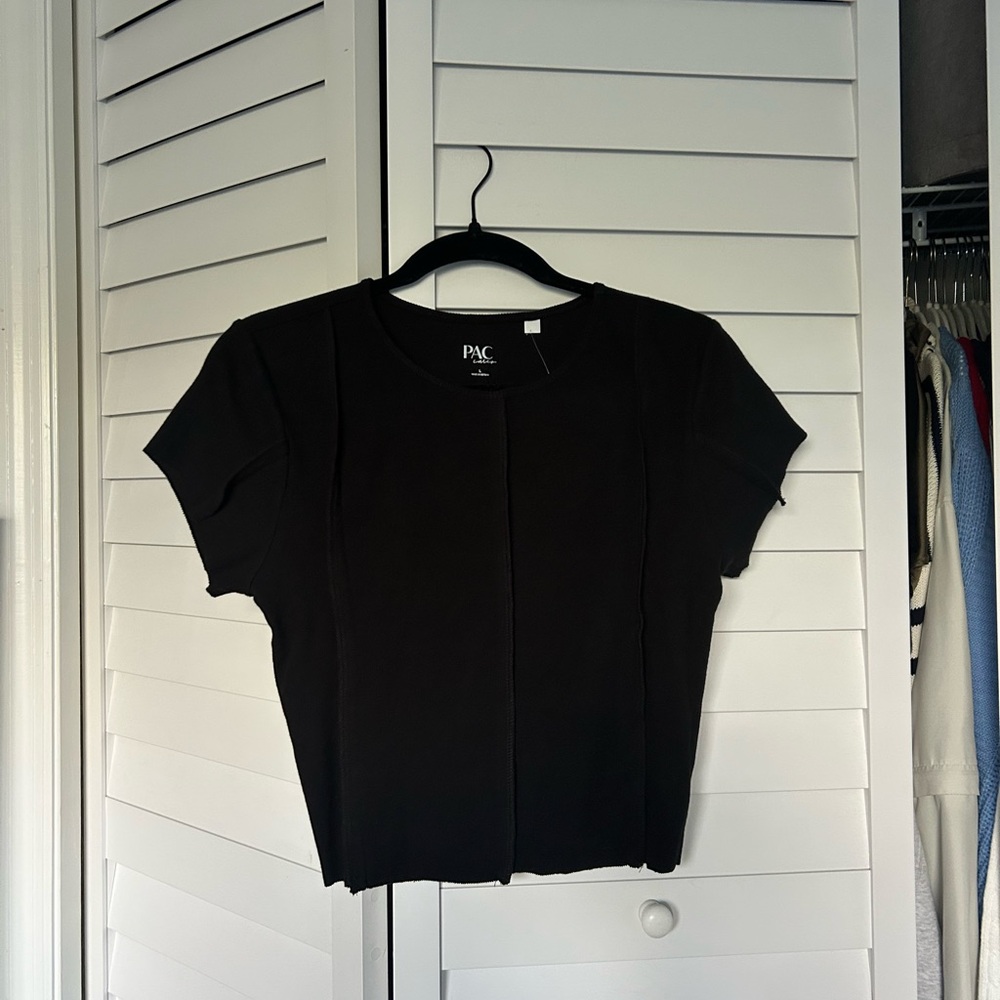 PacSun Women's Black Crop Top